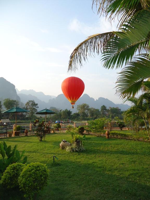 Villa Nam Song Vang Vieng Bagian luar foto